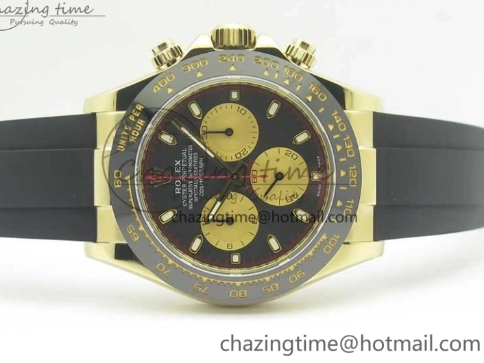 0407 Daytona 116518 LN Paul Newman ARF 1:1 Best Edition Black Dial on Oysterflex Strap A4130 Super Clone Chic 3356